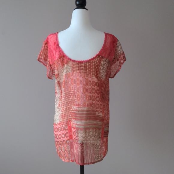 Pink Sheer Shirt - Wrapper - Picture 4 of 6